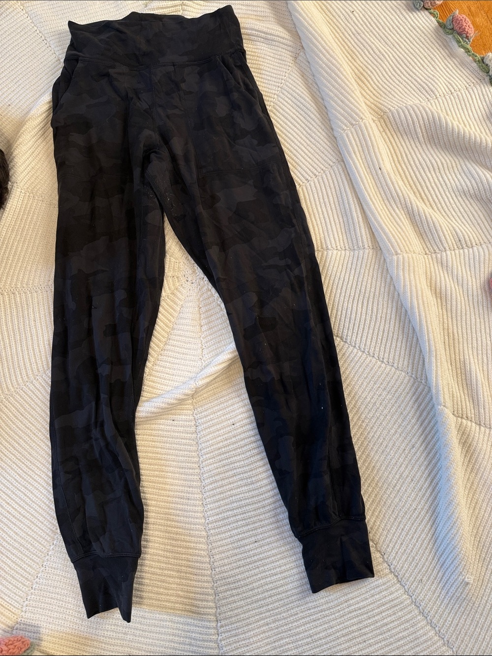 lululemon athletica Black Camo High-Waist Leggings